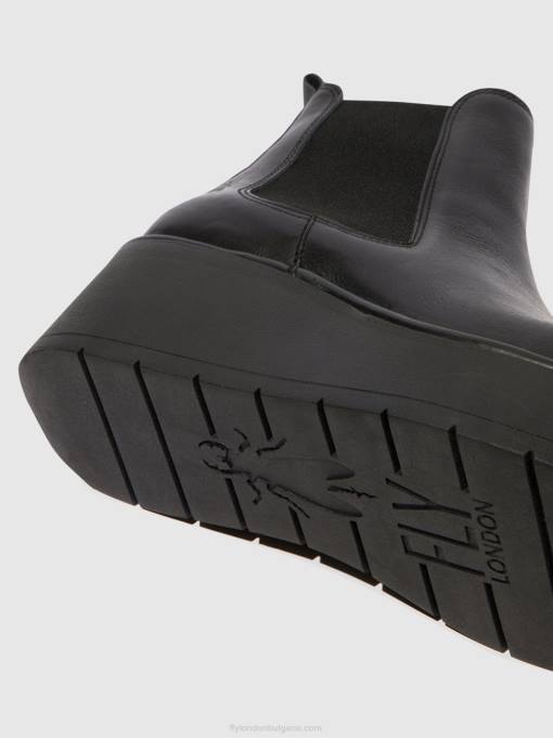 Жени Fly London черен ботуши челси hama238 DNPB138
