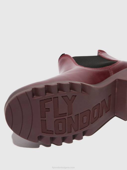 Жени Fly London лилаво (лилава подметка) ботуши челси rika894 DNPB126