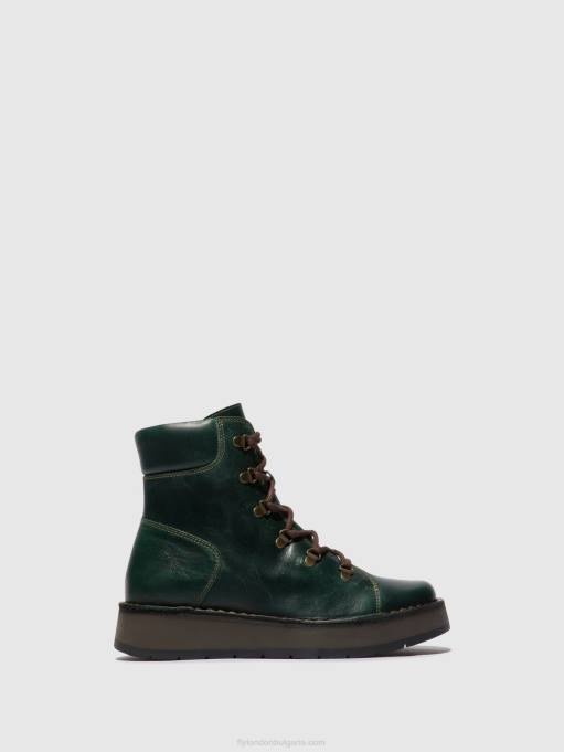 Жени Fly London бензин ботуши с връзки roxy094 DNPB89