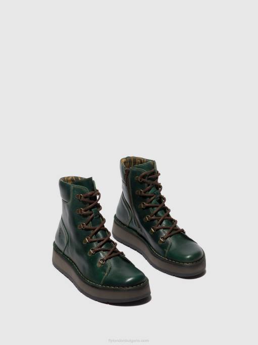 Жени Fly London бензин ботуши с връзки roxy094 DNPB89