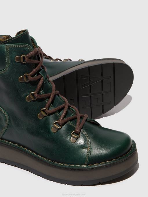 Жени Fly London бензин ботуши с връзки roxy094 DNPB89