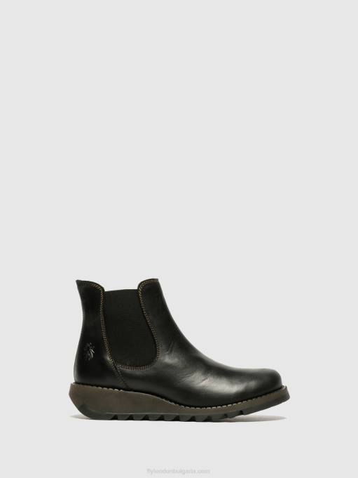 Жени Fly London salv black ботуши челси DNPB13
