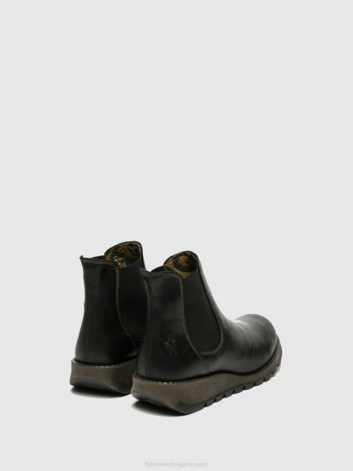 Жени Fly London salv black ботуши челси DNPB13