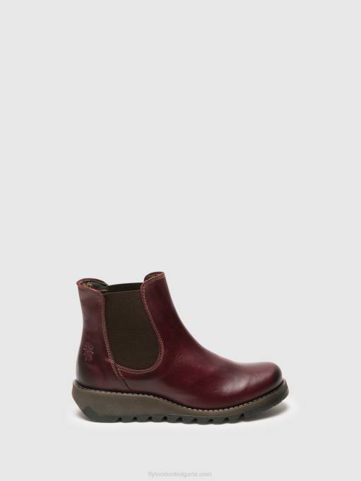 Жени Fly London salv purple ботуши челси DNPB274