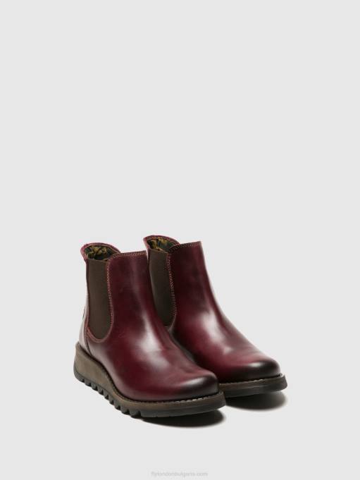 Жени Fly London salv purple ботуши челси DNPB274