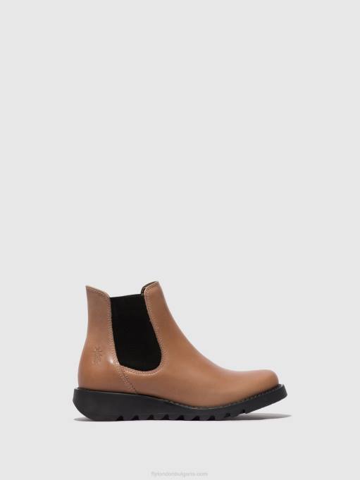 Жени Fly London salv rose (черен ластик) ботуши челси DNPB117
