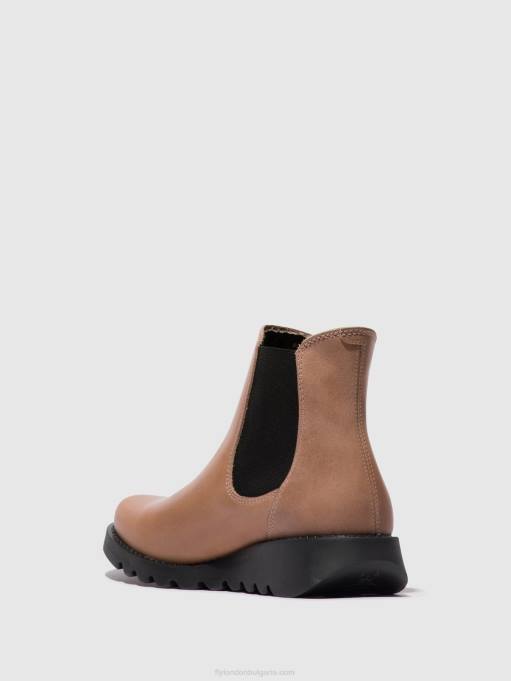 Жени Fly London salv rose (черен ластик) ботуши челси DNPB117