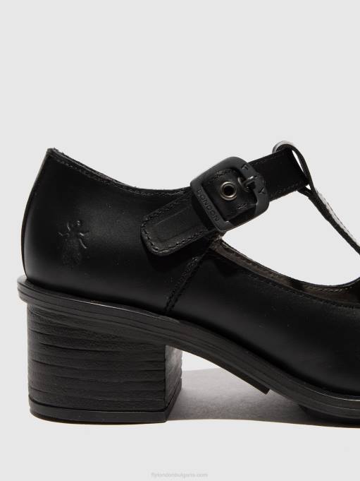 Жени Fly London черен Мери Джейн обувки cady180 DNPB622