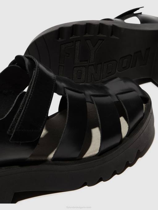 Жени Fly London черен сандали с каишки maie850 DNPB537